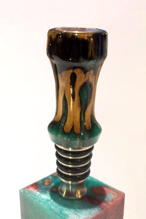 Turquoise Green and Black